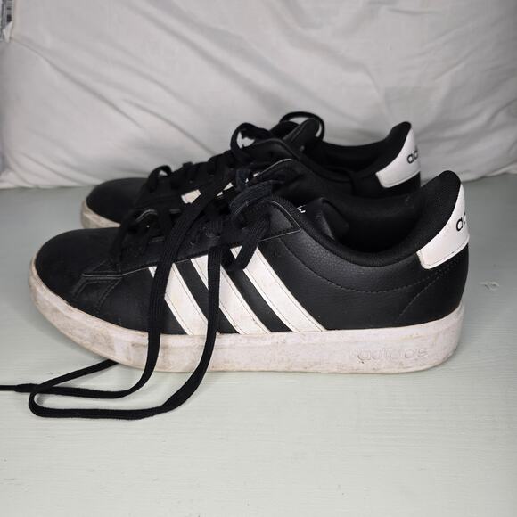 Adidas Grand Court Cloudform Base Black Mens Shoes Size 8.5US - Picture 7 of 9